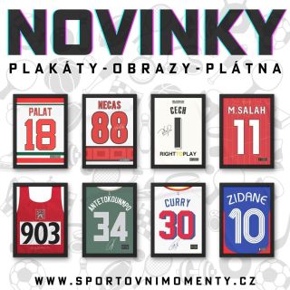 🆕 Máte novinky? A můžeme je vidět? Hokejisté 🏒 Palát s Nečasem, fotbalisté ⚽️ Čech, Salah či Zidane, baskeťáci 🏀 Giannis a...